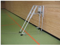 Künstlicher Sportler Prallwand